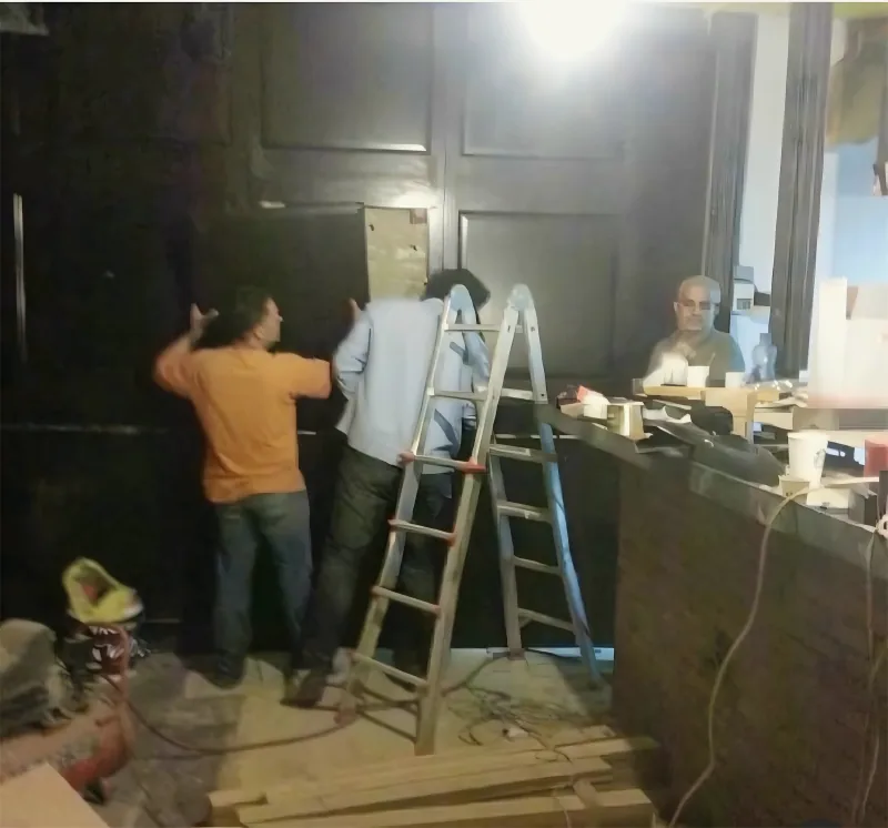 تجهيز داخلي لمطعم Classic Burger Joint من تنفيذ يموت